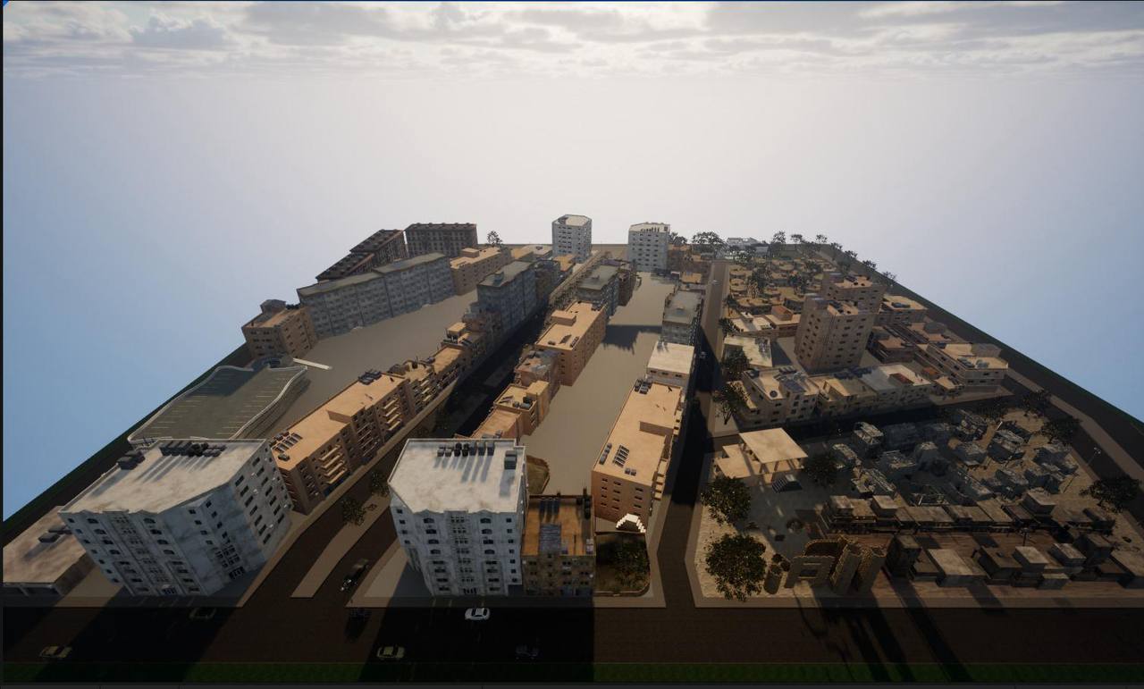 3D VR City Archetecture Modeling ( Amman-City )